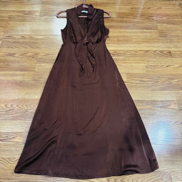 Dissh Chocolate Spice cutout Midi SunDress UK 10/ US 6 - Picture 11 of 11